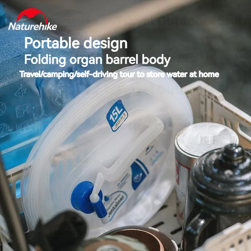 Складной походный контейнер для воды Naturehike складная бутылка портативное ведро 5