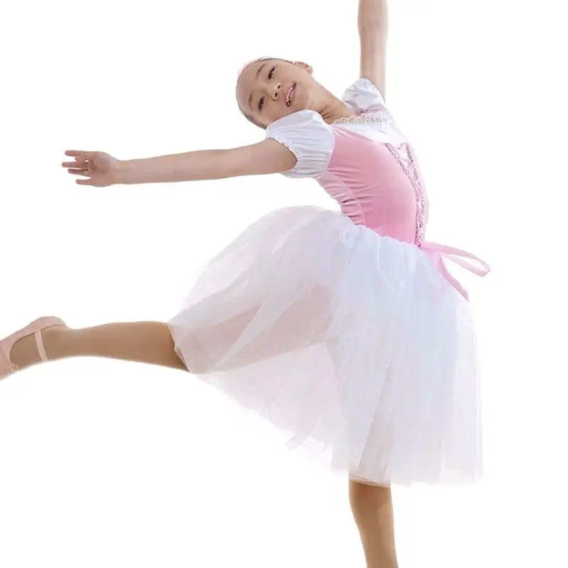 

Балерина девочка танцевальный костюм для выступления на сцене балетная пачка женская романтическая балетная одежда пачка женский танцевальный костюм пачка
