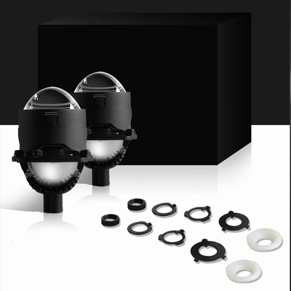 

2 PCS 2.5 Inch LHD RHD Lossless Install Koito Bi LED Projector Lens Retrofit for Car Led Bmw E90 E60 Angel Eyes е38 Z4, for W222