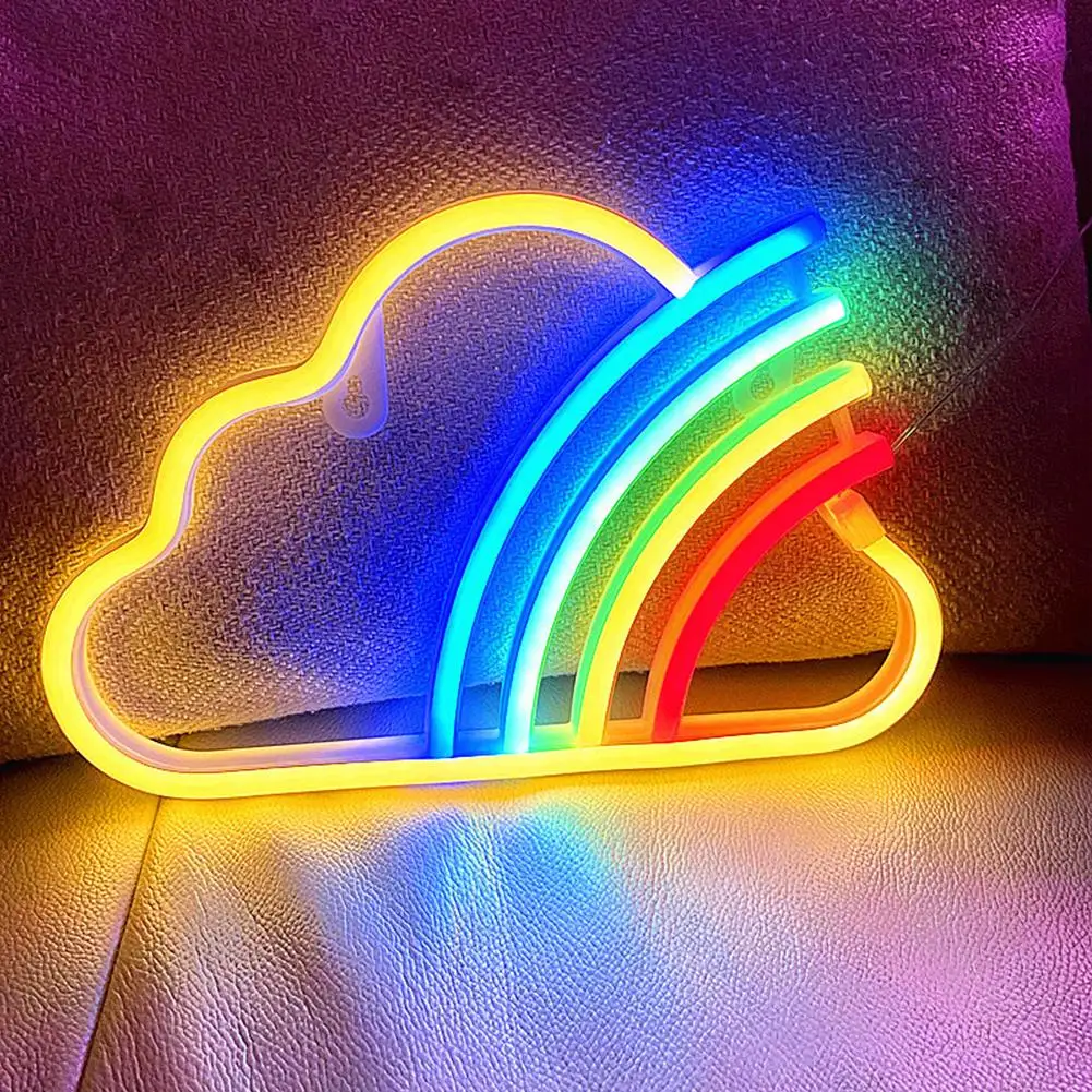 

Светодиодные неоновые светильники в форме облака, 30 лм, степень защиты iP45, водонепроницаемые атмосферные светильники для спальни