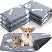 cat dog mat reusable dog pee pad 4 layer super absorbent pet diaper mat for cats small dogs puppy kitten potty training pads