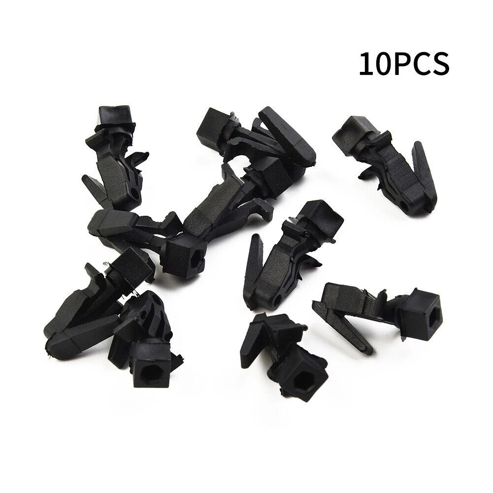 

10pcs/set Black Car Bumper Grille Retainer Fastener Clips Bumper Hood Clips For Nissan Auro Interior Accessories