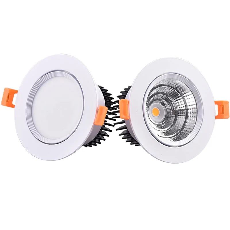 

Super Brightness AC85-230V LED COB Dimmable Downlights 3W 5W 7W 9W 12W 15W LED Ceiling Lamp Spot Light