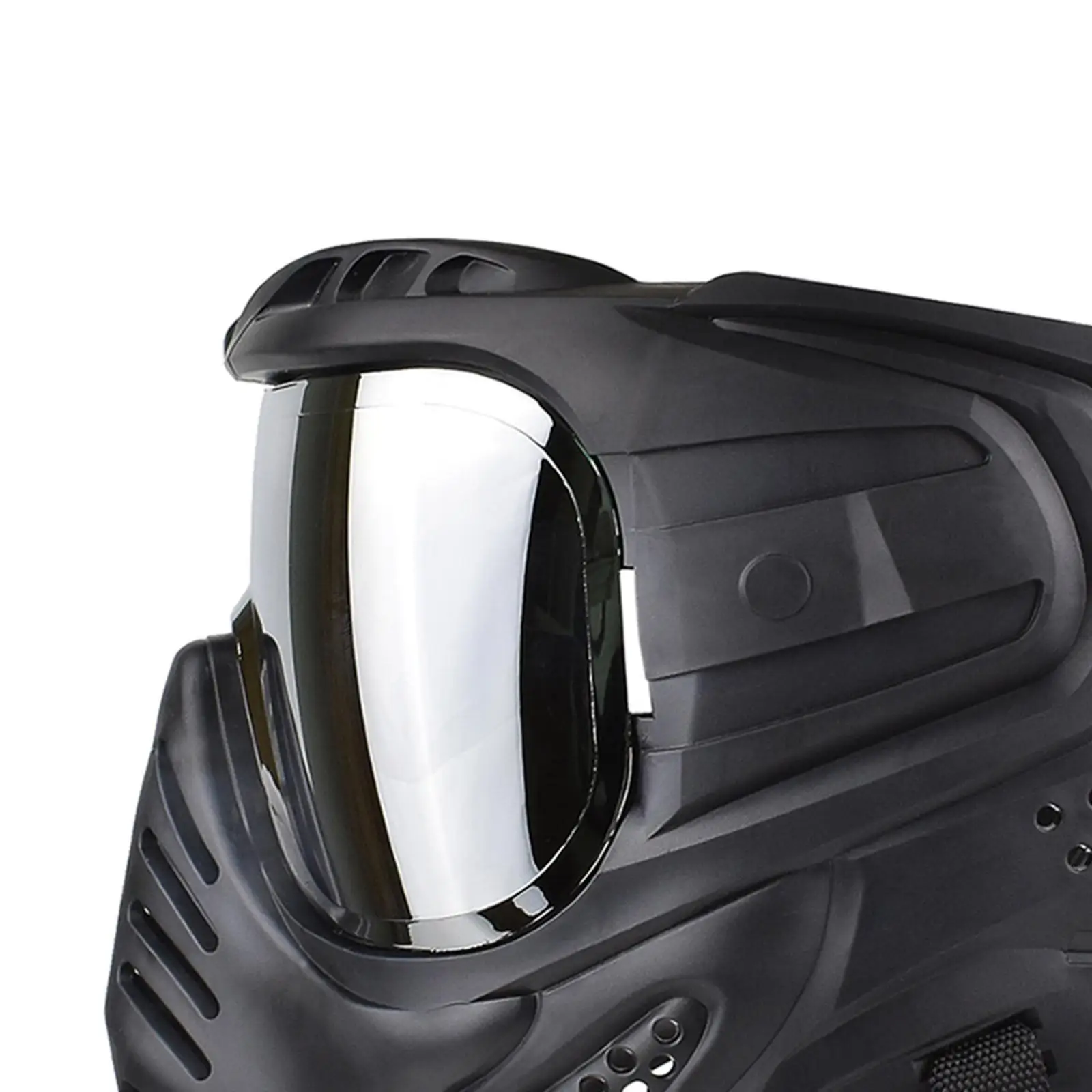 

Full Face Mask Respirator Riding Perspiration Face Protector Colorful Lens