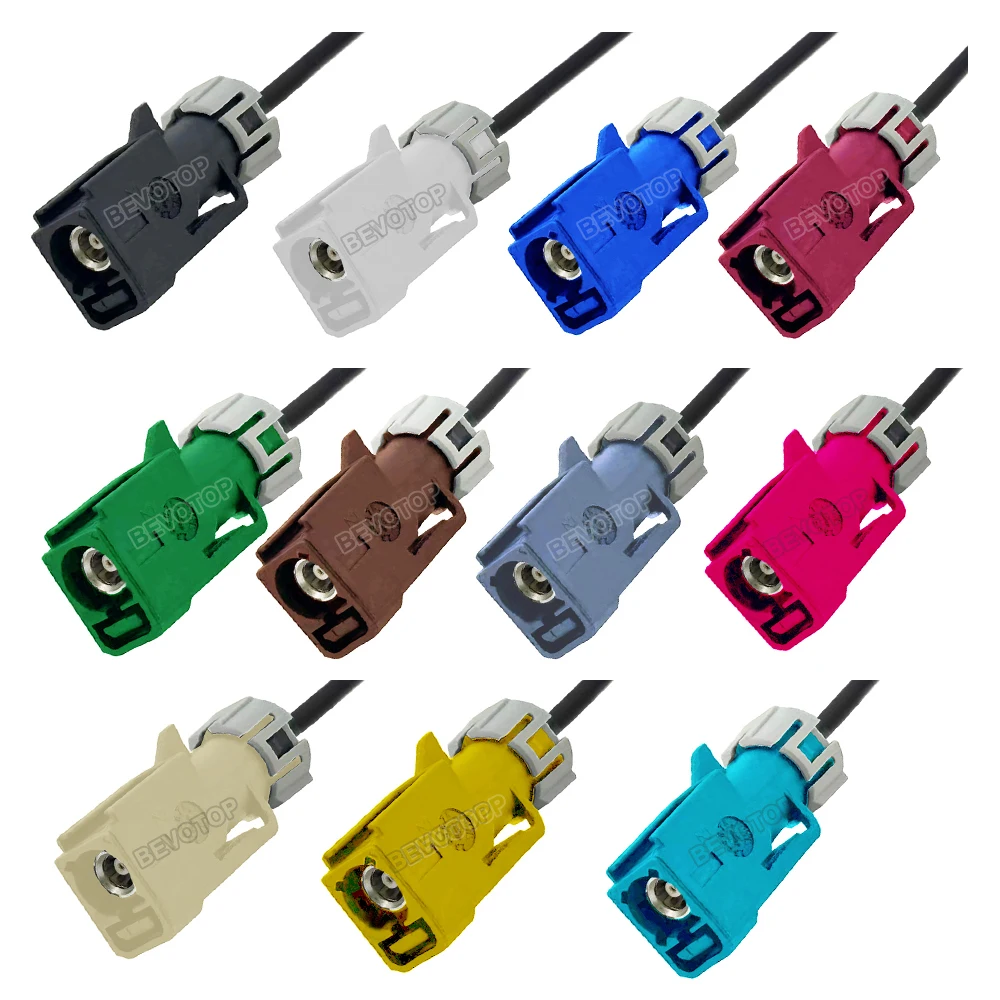 1 шт. водонепроницаемый кабель Fakra с коричневым кодом F мама на фиксацией