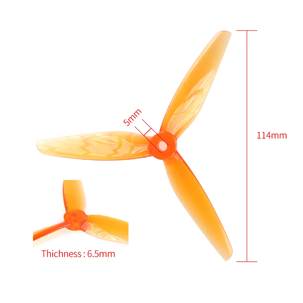 T-MOTOR F5146 3-лопастные 5-дюймовые пропеллеры серии F гоночные для Дронов F40PROV/F60PROV/PACER