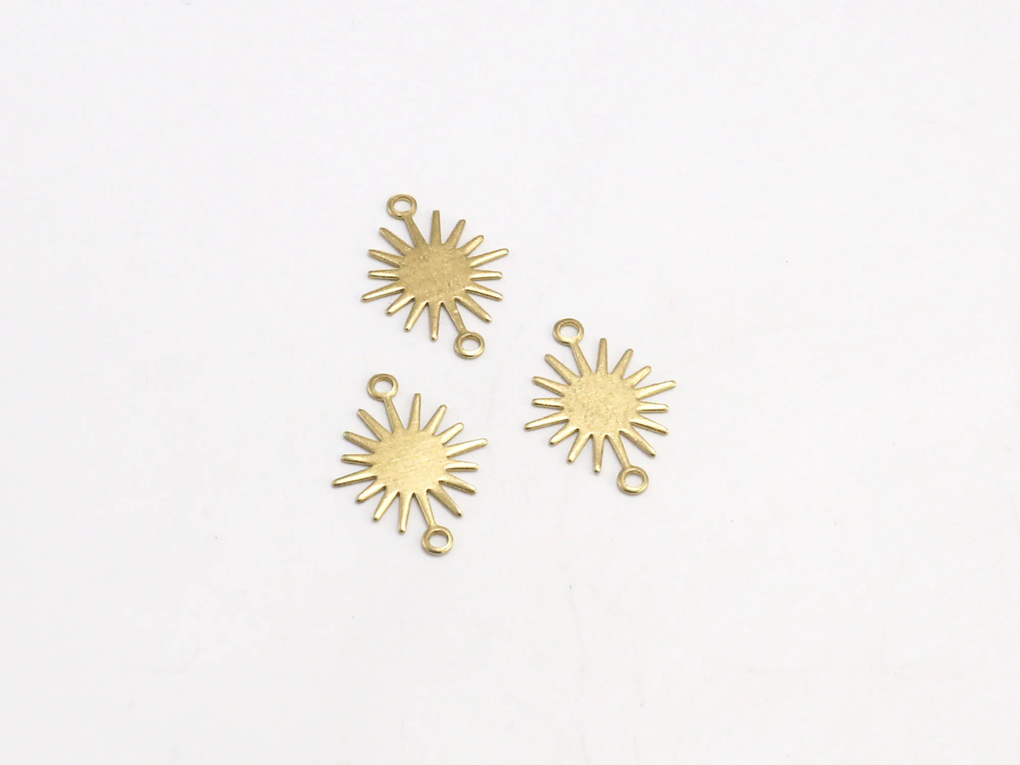 50 шт латунные подвески от солнца с разъемом женский 18x13x0 6 мм из подсолнуха и