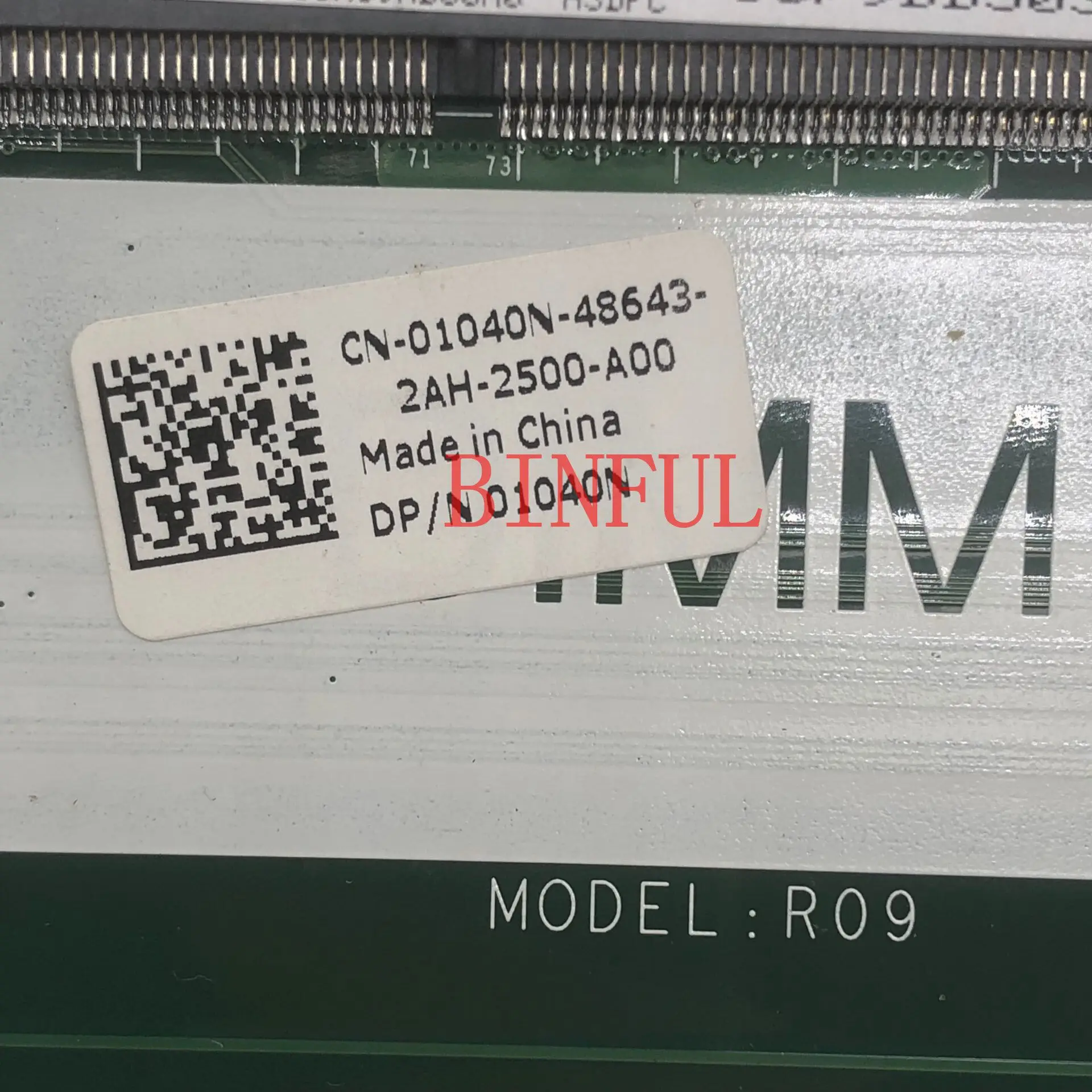 CN-01040N 01040N 1040N материнская плата для Inspiron 17R 15R 5720 7720 N7720 ноутбука DA0R09MB6H1 GT630M/1G 100%