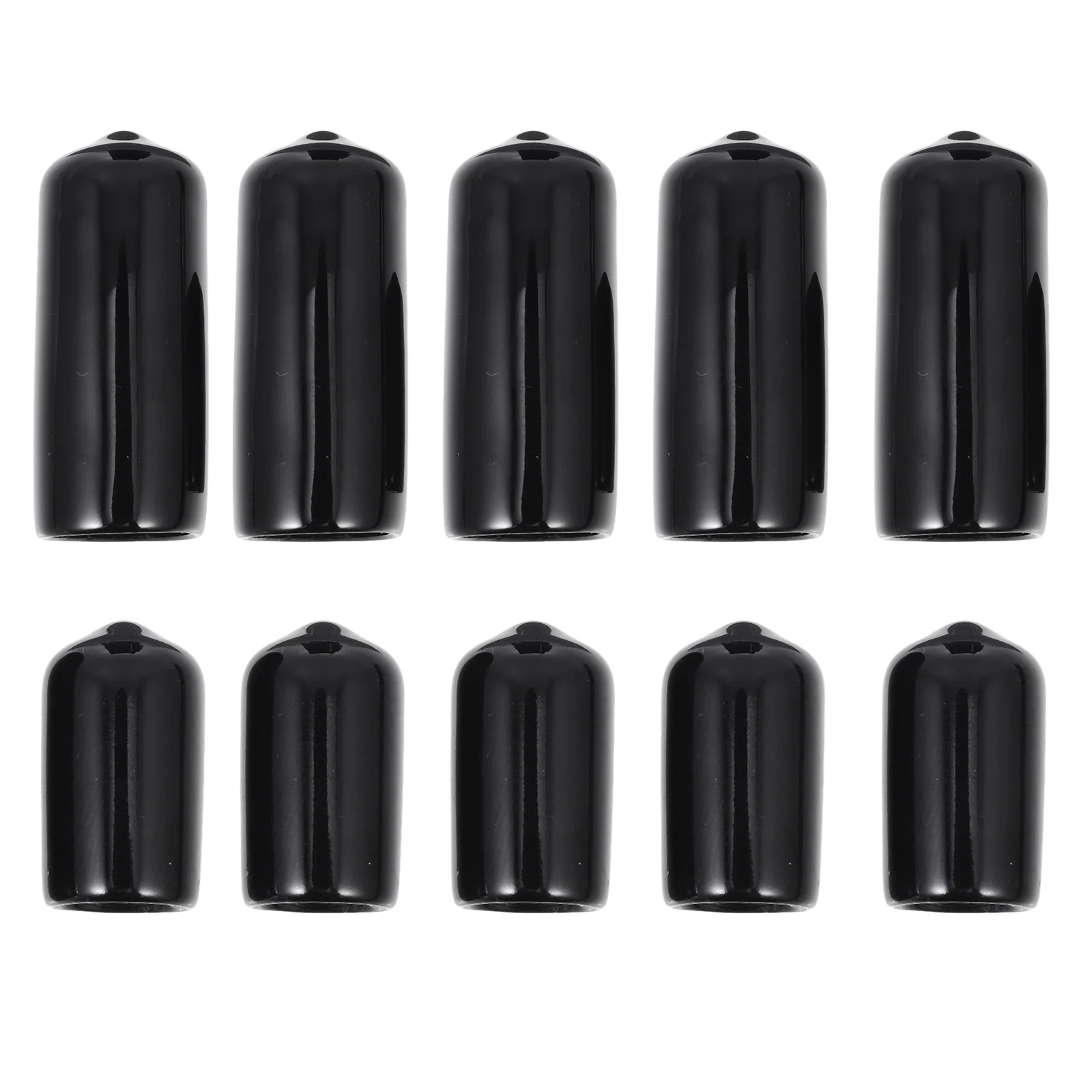 

10Pcs Pool Cover Rubber Snooker Billiard Tip Billiards Club Topper Pool Bottom Protector for Snooker Billiards Pool 10mm/ Cue