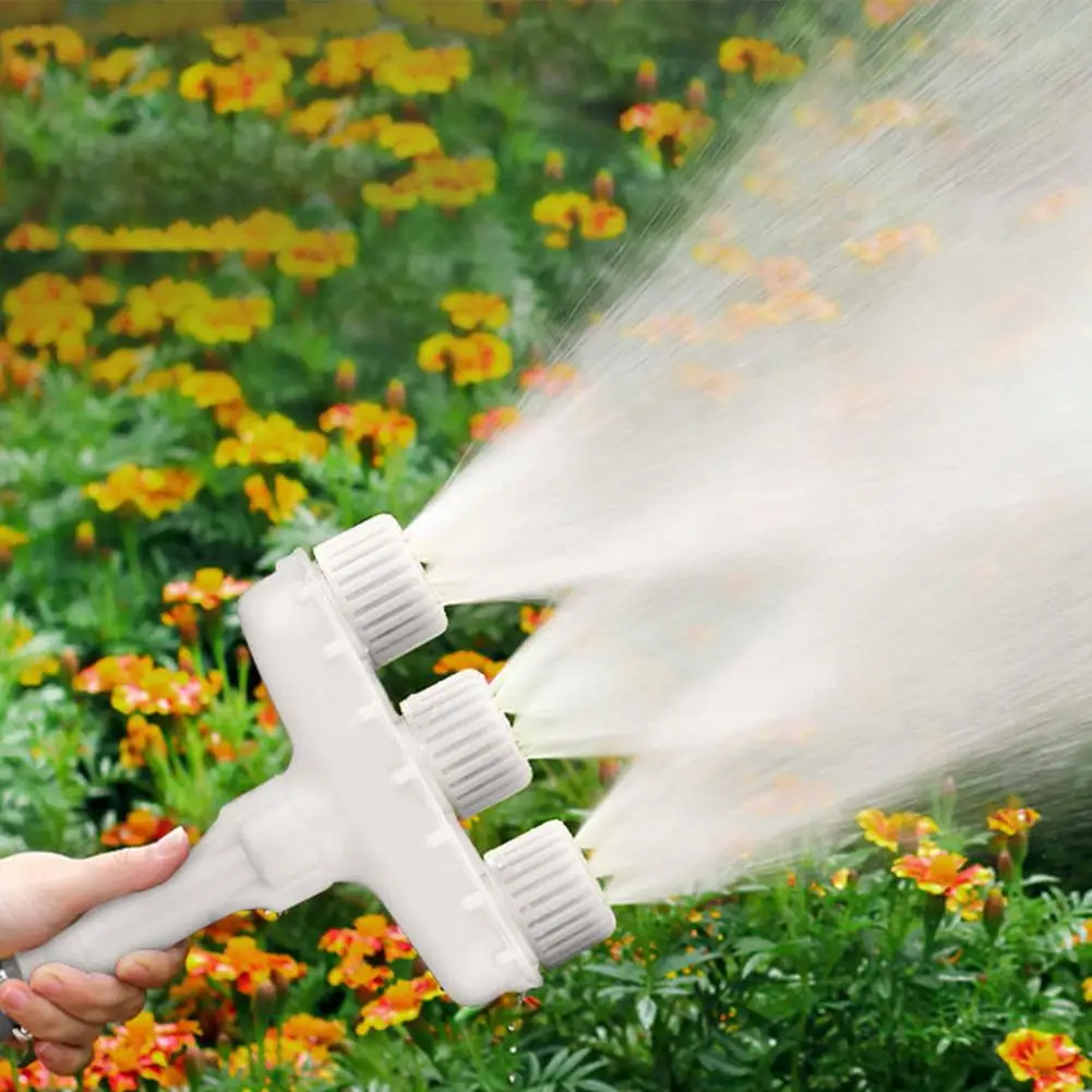 

Premium Garden Spray Nozzle Heavy Duty Watering Nozzle 6-hole Design Garden irrigation Tool Watering Pipe Nozzle Watering