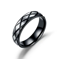 toocnipa stainless steel black silver color cool motorcycle tire rings for men hip hop punk biker ring geometric striped ring