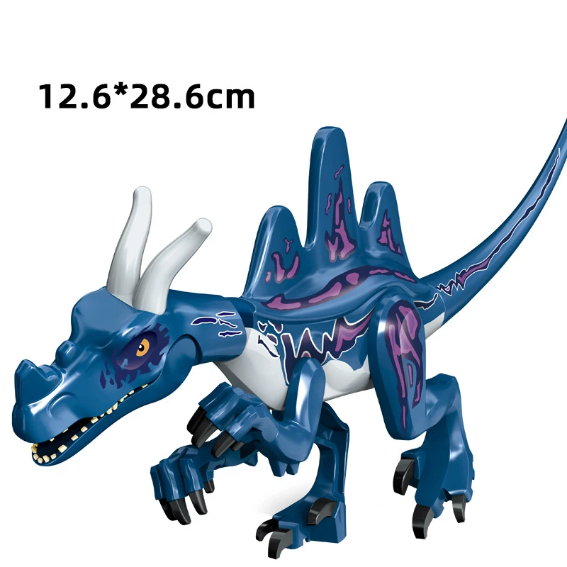 Строительные блоки игрушки Динозавр мир жестокий Раптор T-Rex Pterosaur Triceratops