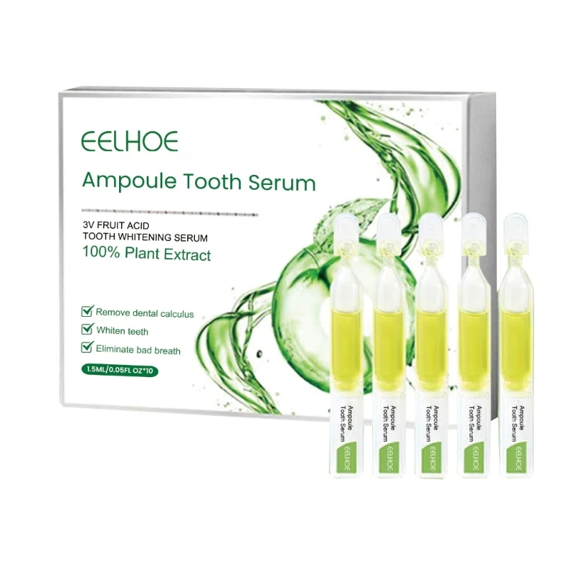 

Ampoule Toothpaste Tooth Serums Cleaning Dental Bad Breath Fruit Acid Teeth Whitening Essence Mouth Care