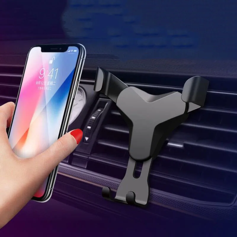 

Gravity Car Holder Air Vent Clip Mount Universal Phone Holder GPS Support Mobile Cell Stand for IPhone 13 12 Samsung Xiaomi
