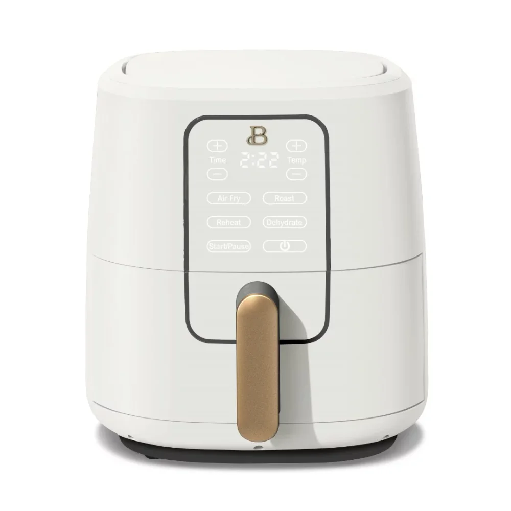 Beautiful 6 Quart  creen Air Fryer, White Icing by Drew Barr