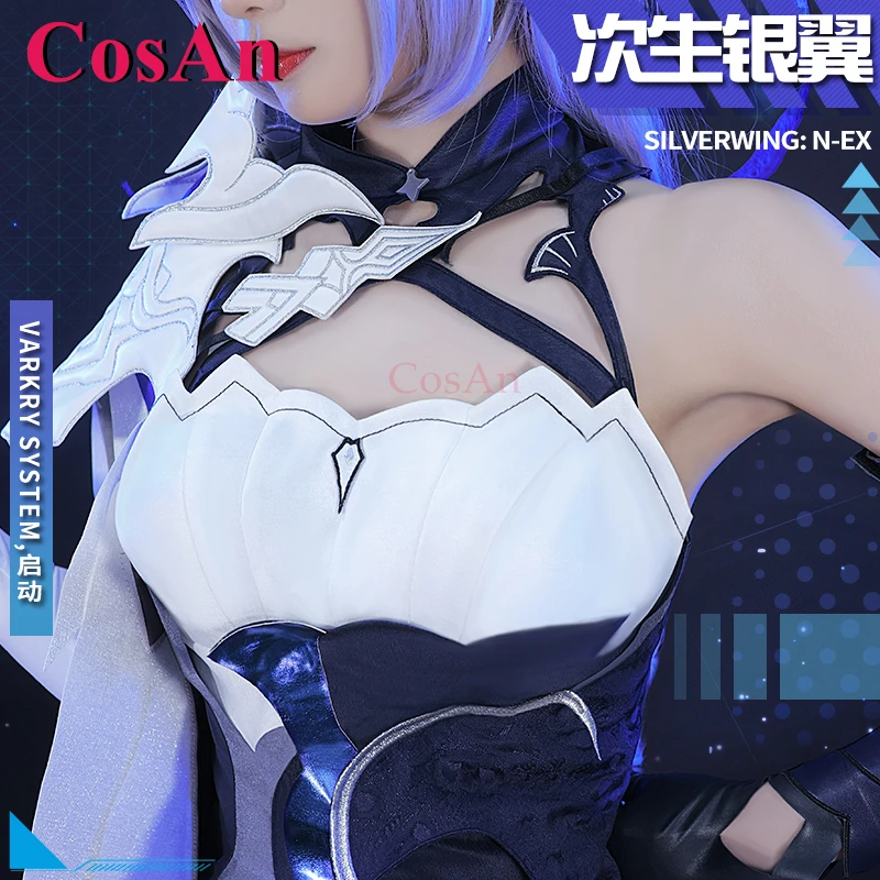 Фото Костюмы для косплея по аниме-игре Honkai Impact 3: Броня Зайчик, SILVERWING:N-EX, элегантное платье, одежда для ролевых игр на Хэллоуин №1