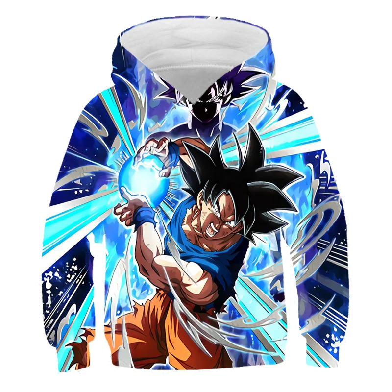 

Anime Dragon-Ball Z Sweatshirt 4-14 Years Kids Hoodies Anime Clothes Goku Hoodie Boys Girls Sweatshirt Child size 100-160cm