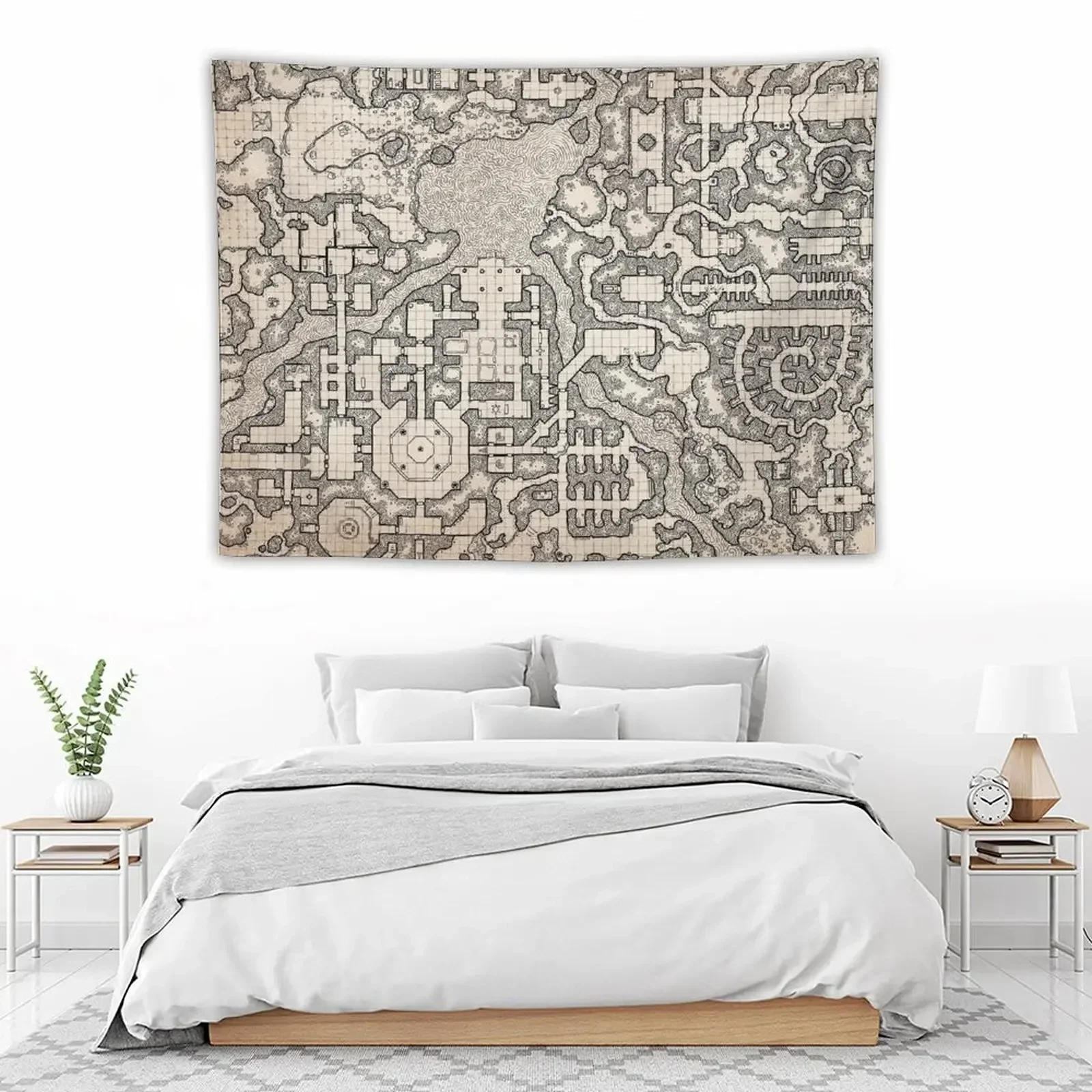 Зимние гробы-массивный подземельный Комплекс от Dyson логотип гобелен Декор для