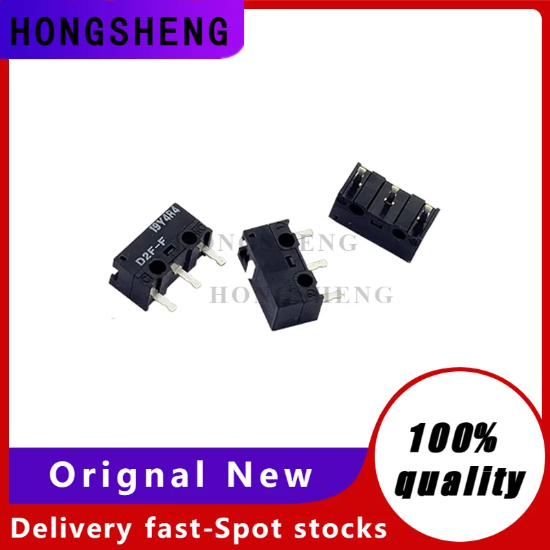 

10PCS/LOT Micro Switch D2F D2F-F D2F-01 D2F-01L D2F-01F D2F-L Mouse Button 3PIN New Original