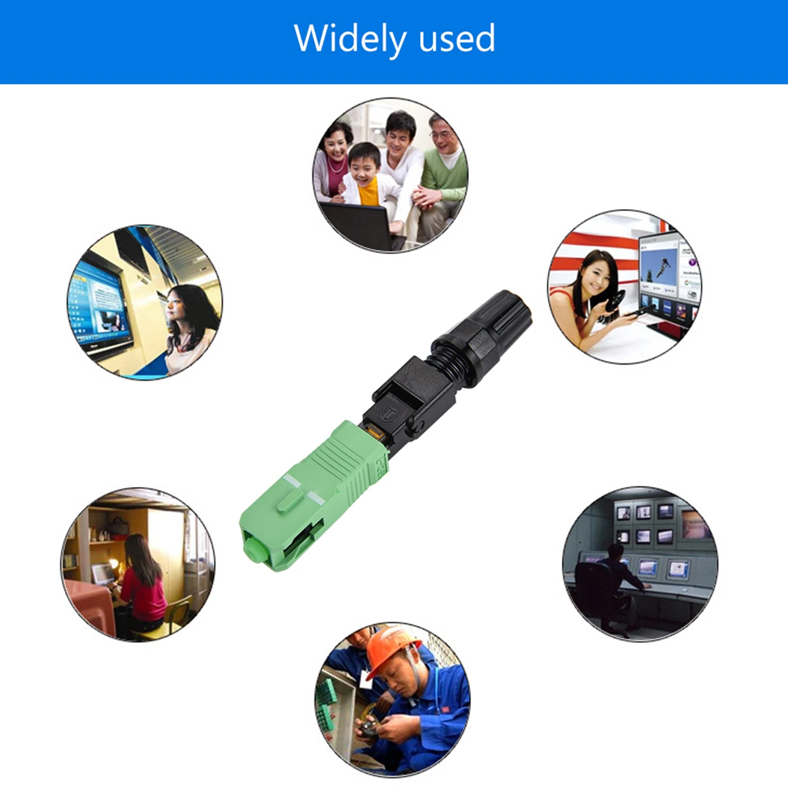 SC/Встроенный оптический быстродействующий соединительный адаптер для быстрого