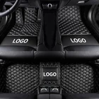 Высококачественные кожаные автомобильные коврики на заказ для Toyota HILUX, logo 2015, 2016, 2017, 2018, 2019, 2020, 2021