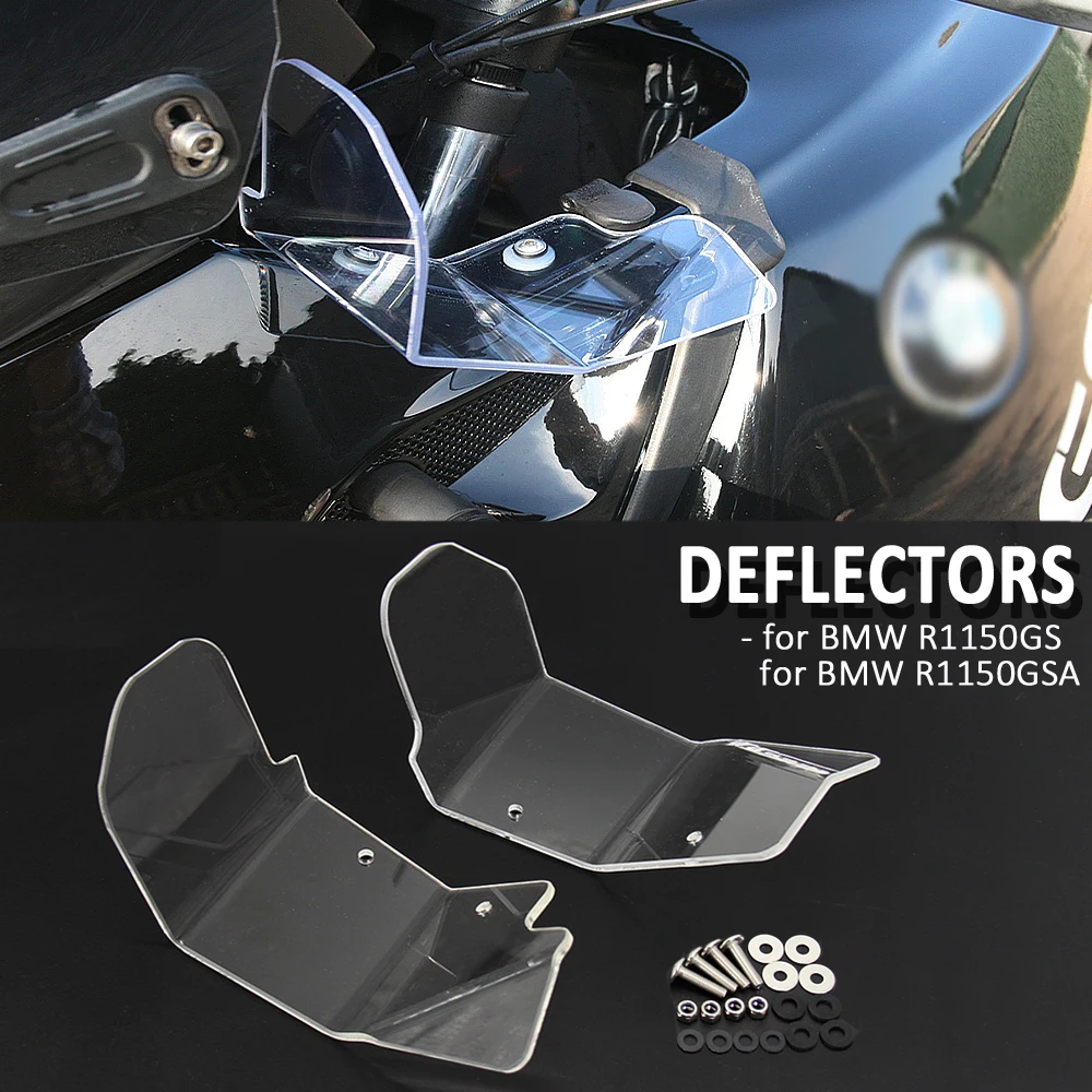 

NEW Motorcycle Accessories Side Windshield Windscreen FOR BMW R1150GS R1150GSA Wind Deflectors Handle Wind Protective Guard