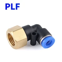 pneumatic fitting tube connector air fittings plf 4mm 6mm 8mm 10mm 12mm pipe quick connectors 18 14 38 12 thread