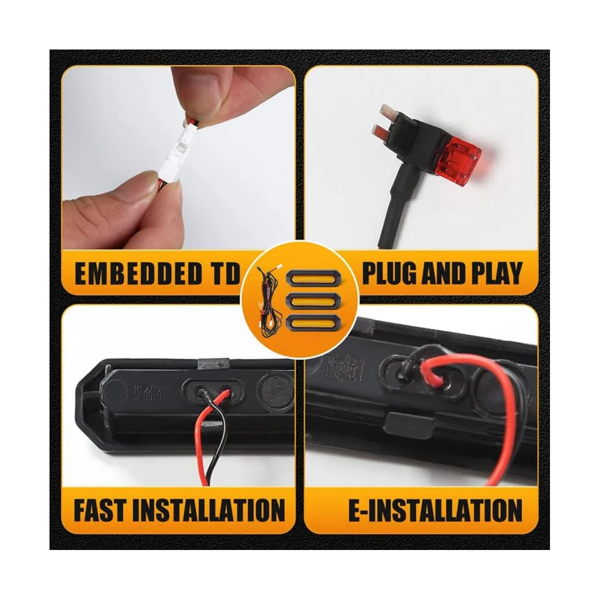 Фонари для решетки радиатора Ford Bronco 2021 2022 2023 комплект желтых ламп аксессуары