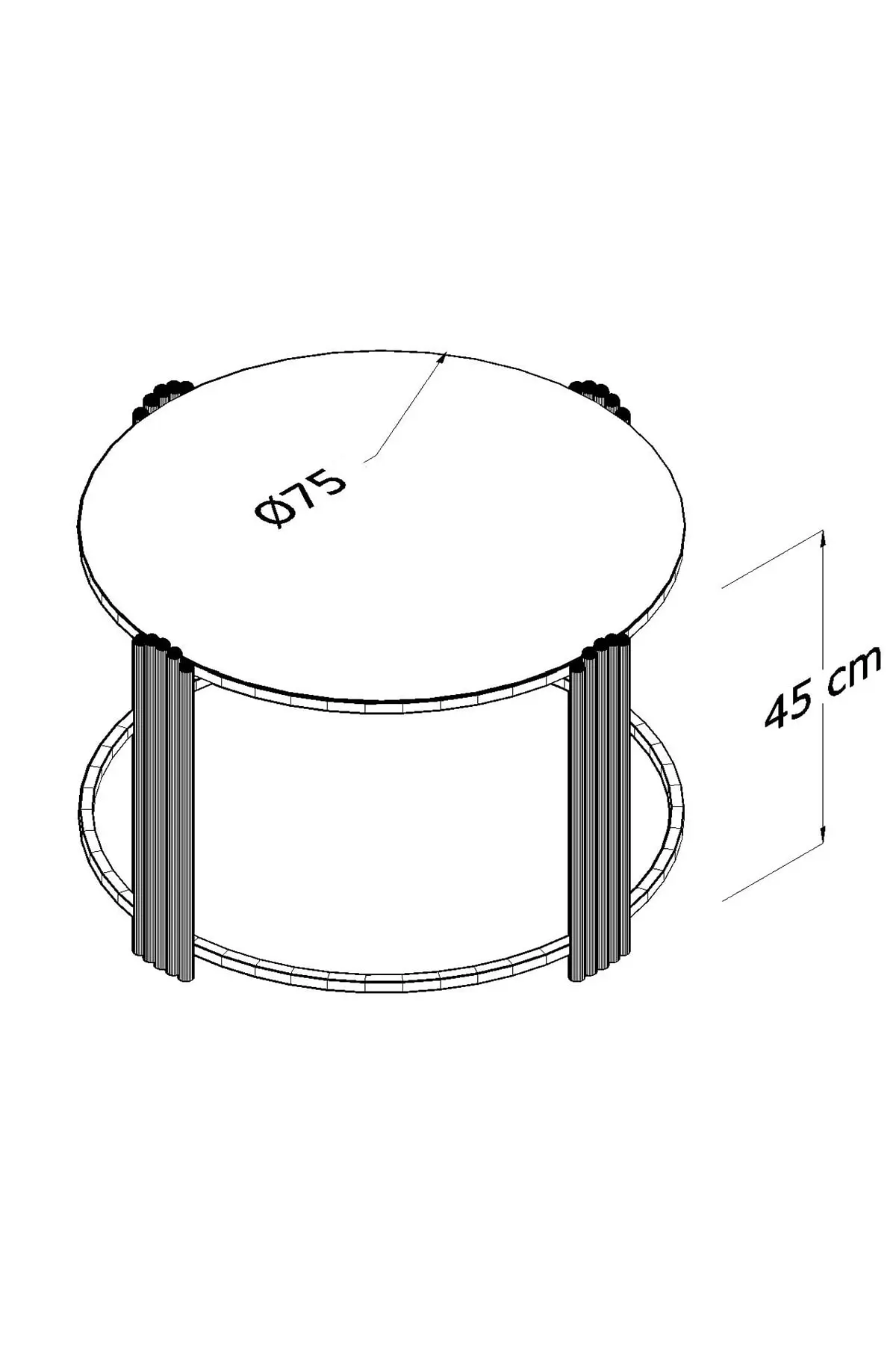

White Marble Patterned Gazelle Lux Stylish Silver Medium Tripod wohnzimmertisch