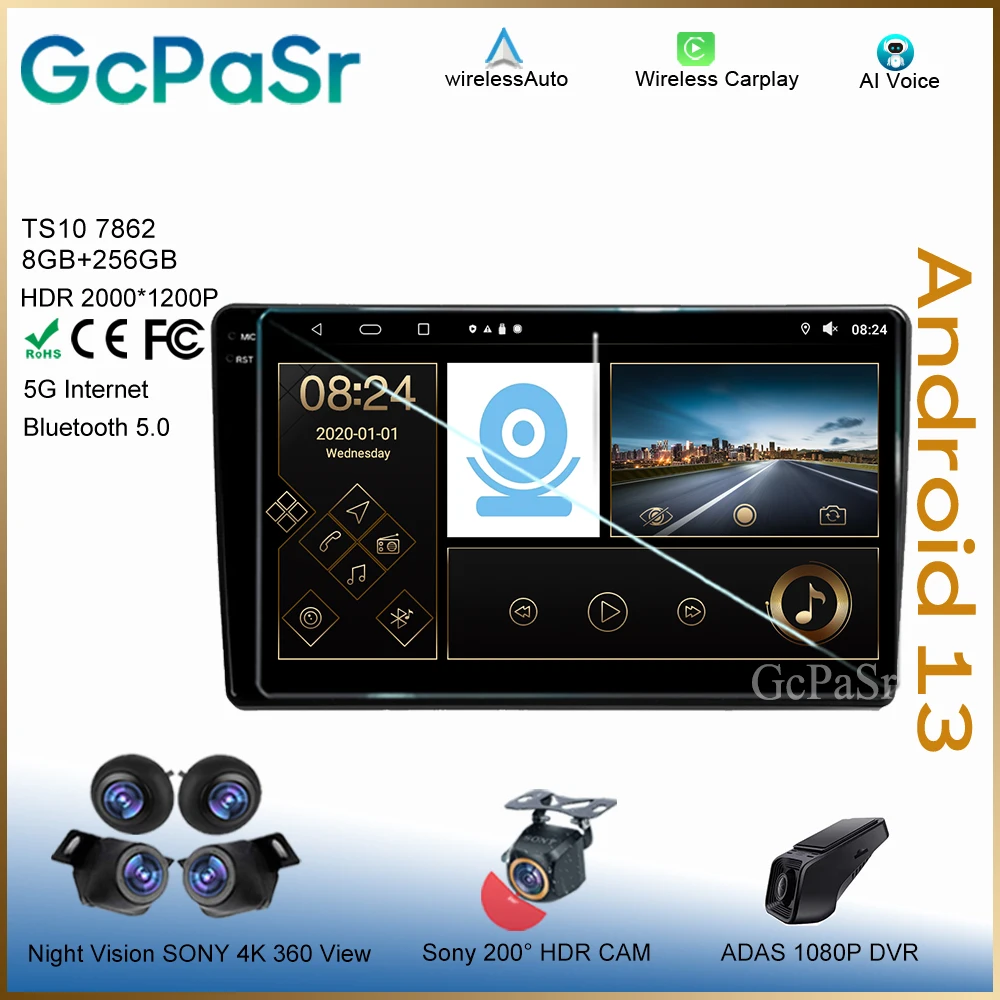 

Автостерео Android для Peugeot 308 T9 308S 2013 - 2017 головное устройство 7862 видео No 2din Carplay радио монитор QLED экран Bluetooth