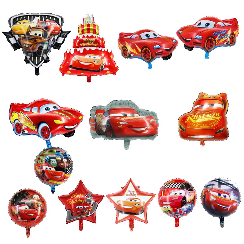 

5pcs/set Disney Lightning McQueen Car Cartoon Balloons Kids Baby Happy Birthday Party Decoration McQueen Foil Balloons Kids Toys