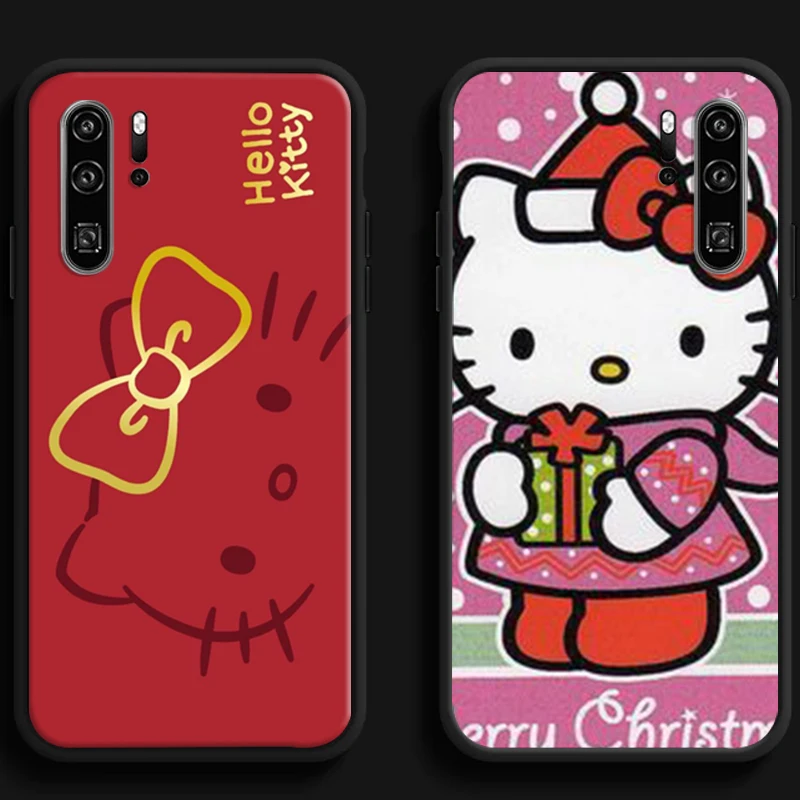 

Hello Kitty Christmas Phone Cases For Huawei Honor Y6 Y7 2019 Y9 2018 Y9 Prime 2019 Y9 2019 Y9A Cases Coque Carcasa Soft TPU