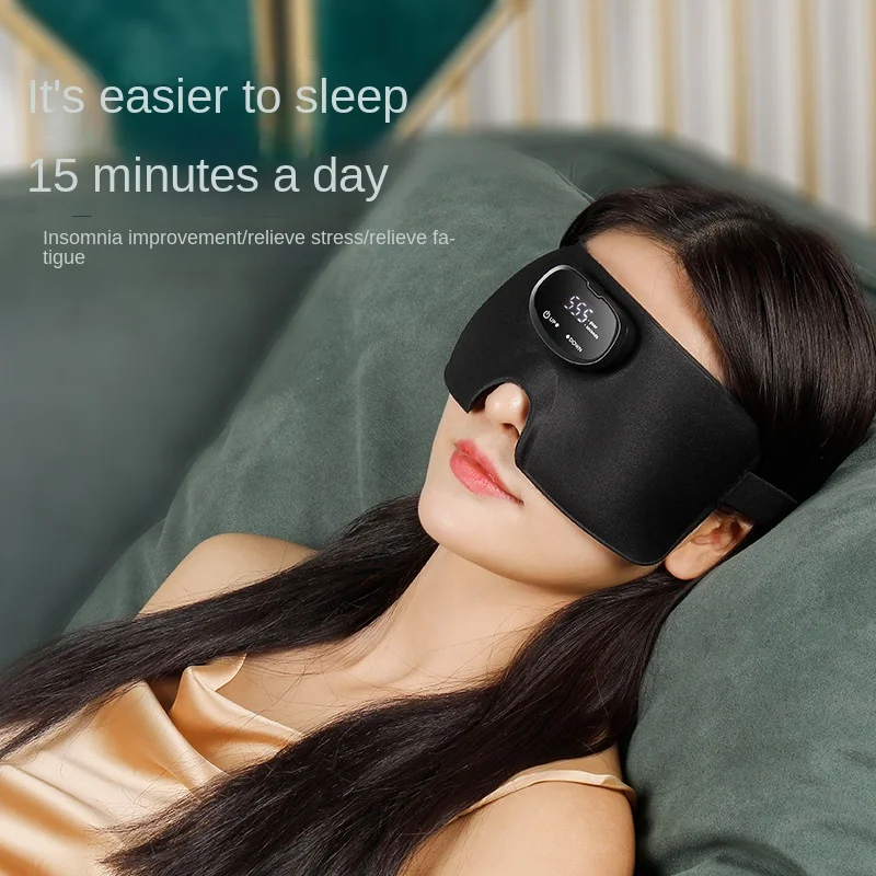 

Smart Sleep Monitor Electric Head Relax Massager Migraine Relief Stress Relief Brain Stimulator Pulse Therapy Sleep Aid Eye Mask