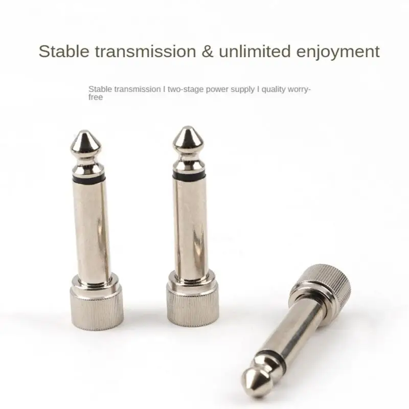 

Jack Adapter Monaural 1/4" Male Solder-on Audio Connectors The Contacts Can Be Tinned High-fidelity Design Audio Connector