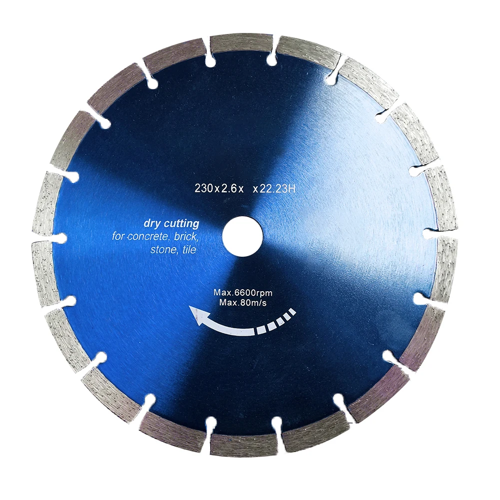 

230 Diamond Cutting Disc Diamond Disc Concrete 12 Mm Segment Height Diamond Blad For General Concrete Products Bricks Masonry