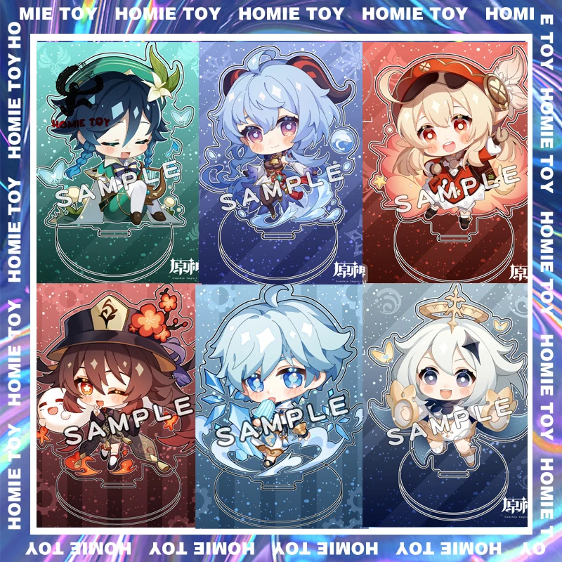 

Anime Genshin Impact Figure Klee Zhongli Liyue Keqing Qiqi Chongyun HuTao Collectible Model Kawaii Doll Toys Christmas Gifts