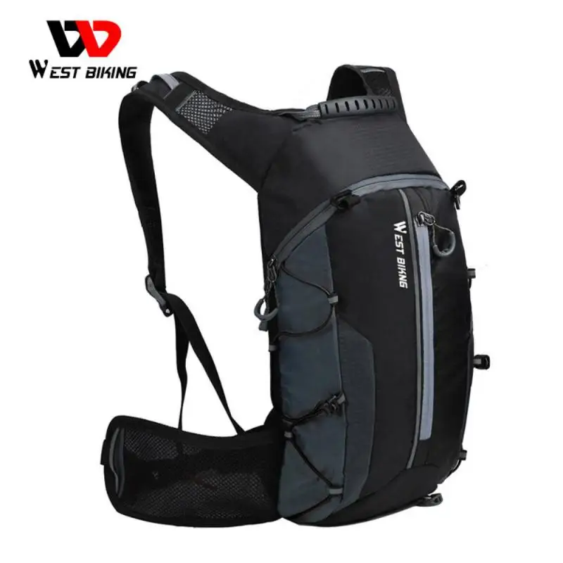 

WEST BIKING Bicycle Bag Panniers Portable 10L Backpack Cycling Water Bag Outdoor Sport Climbing Hiking Pouch Hydration Backpack