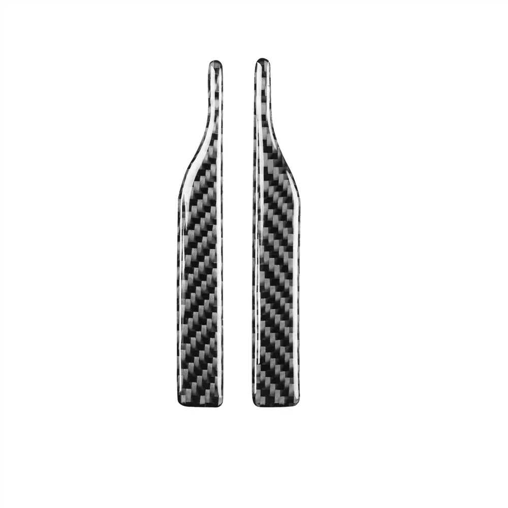 2 Pack Car Sticker Crash Strip Carbon Fiber Rearview Mirror Anti Friction Trim for BMW E60E90 Car Audi Benz