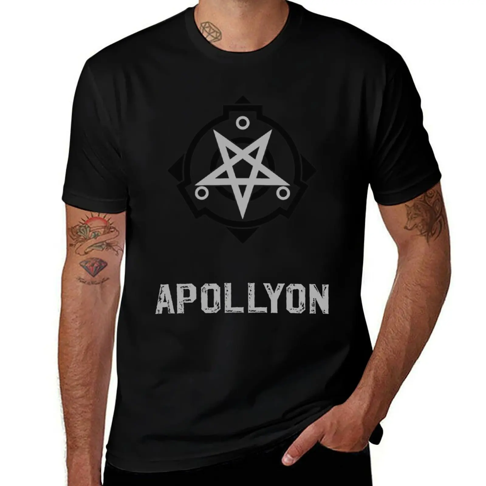 Футболки SCP Foundation Members класс Obejct: футболка APOLLYON роскошная мужская одежда в стиле
