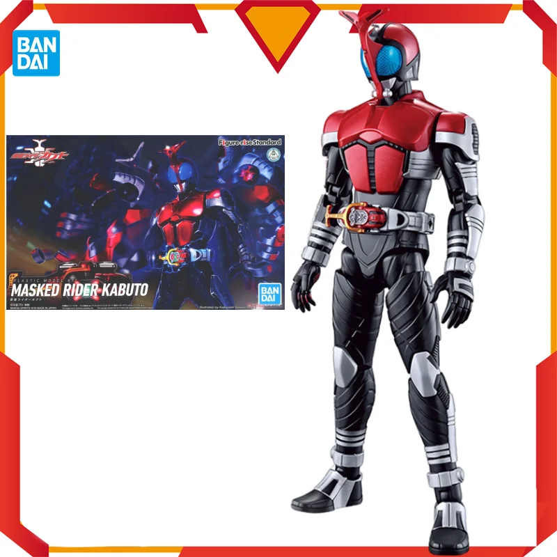 

In Stock Bandai Original Figure-rise Standard Maked Rider Kabuto Joint Movable Figure Assembled Model Collectible Toys