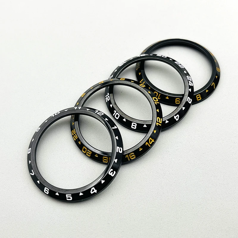 Mod Etch Number Stainless Steel Watch Case Bezel Rims Steel Ring Fits Seiko SKX007 SKX009 SKX011 SRPD Fashion Watch Repair Parts