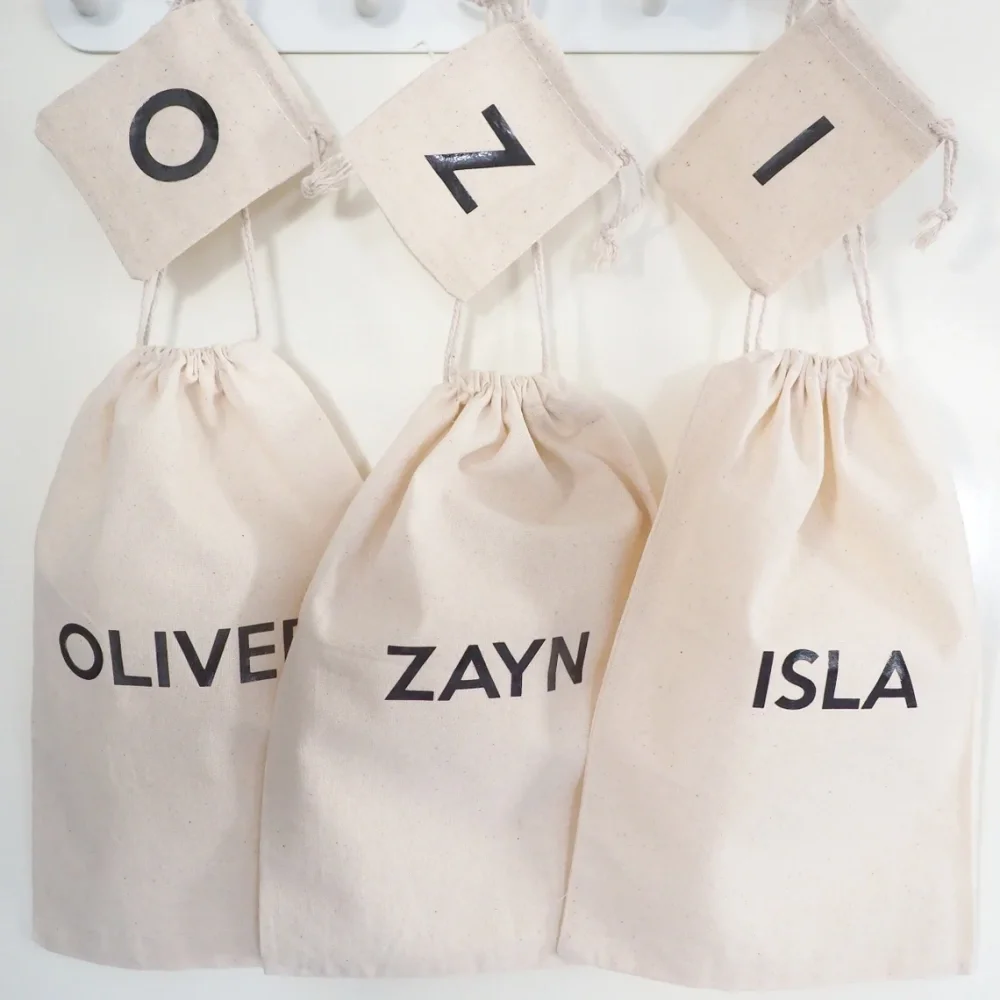 20 шт. персонализированные сувенирные сумки с текстом хлопковые мешочки на шнурке