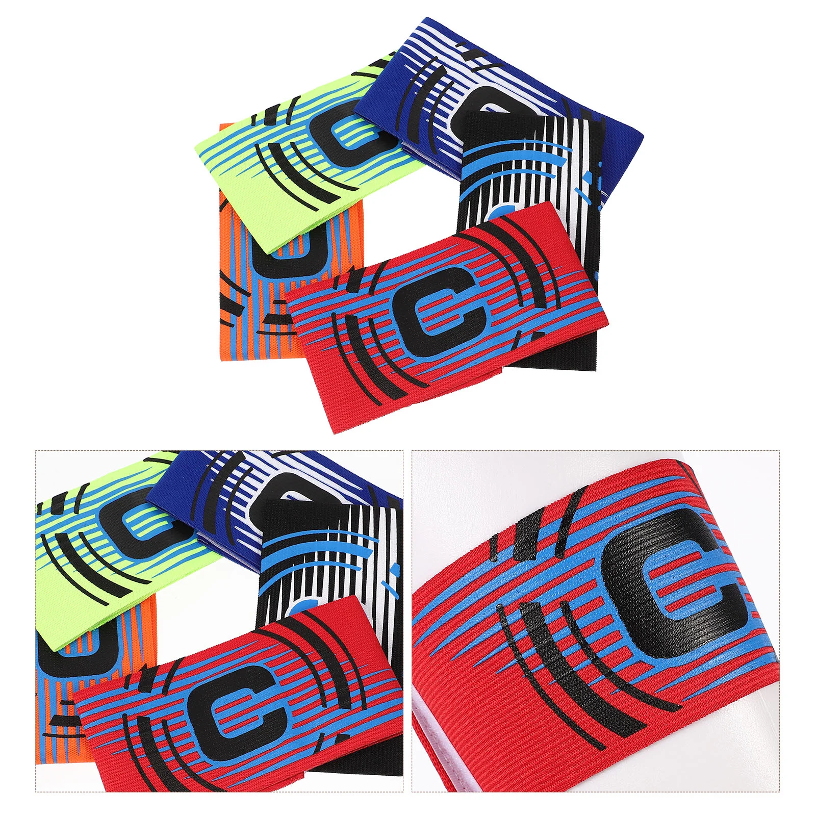 

Armbands Captain Soccer Team Bands Footballwear Resistant Leader Mark Armband