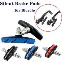 2pcs road bike brake pads shoes for alloy rims durable bicycle brake pads shoes tools silent bicycle brake pads road bike brake