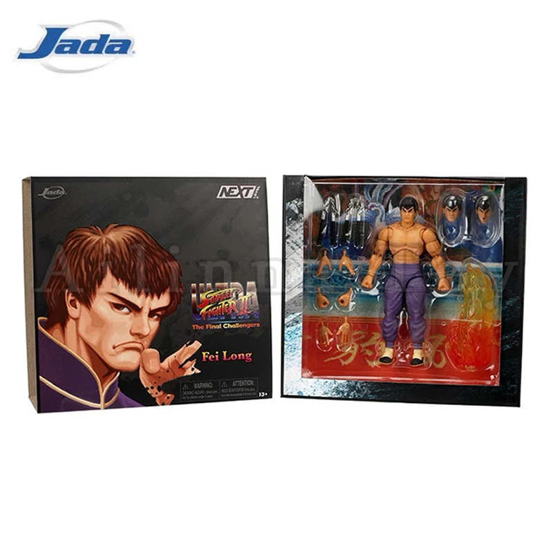 Jada Toys 112 6-дюймовая экшн-фигурка Ultra Street Fighter II: The Final Challengers Fei Long Эксклюзивная аниме-модель (art.: 3920d055d9b90) - 3920d055d9b90