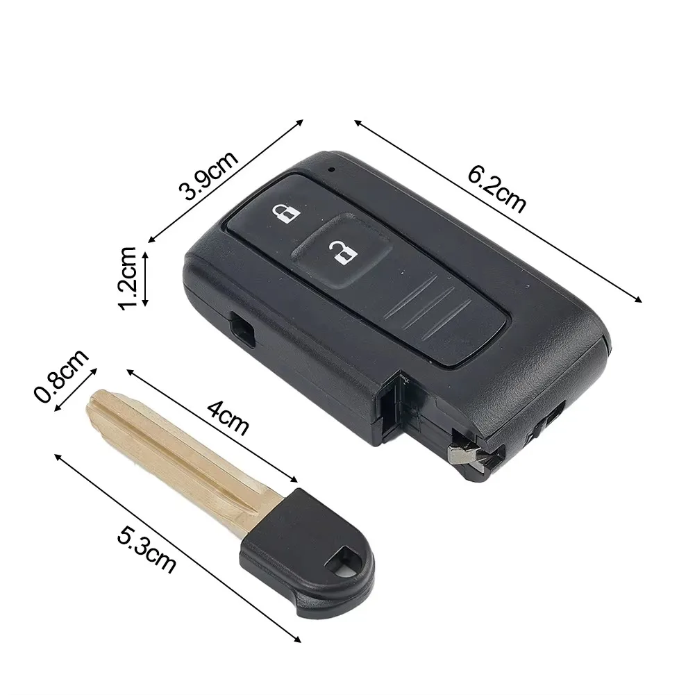 Фото Чехол для автомобильного ключа MOZB21TG/B31EG Toyota Prius 2004 2005 2006 2007 2008 2009 Corolla Verso Camry, корпус умного ключа автомобиля с дистанционным управлением 2/3BT №5