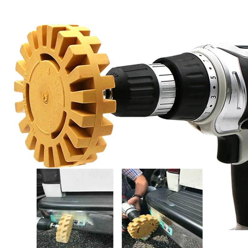 Auto Pneumatic Degumming Eraser Wheels Car Tire Polishing Wheel Remover Paint Cleaner Car Cleaning Accessories Tools