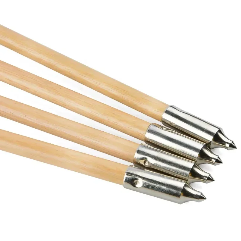 6/12 шт. 32 дюйма деревянная стрела для стрельбы из лука перья индейки длина вала