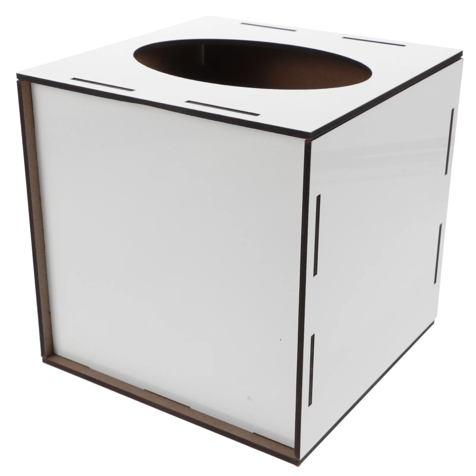 

Tissue Box Holder Desktop Decoration Paper Towel Container Household MDF Holders