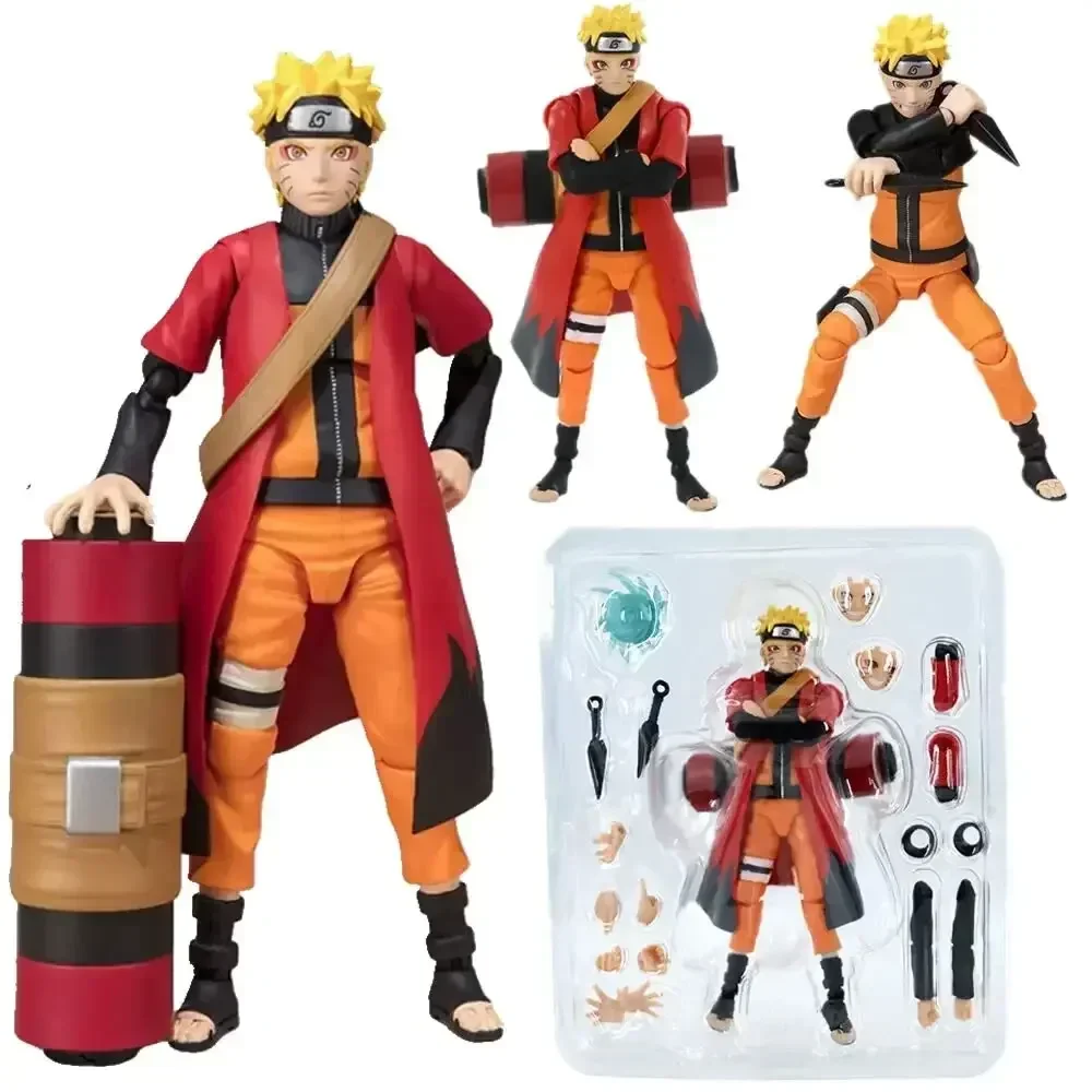 Фигурка аниме Uzumaki Rasengan Figure Super Movable Joints Face Change Collection Фигурки Модель Naruto Kids Toys